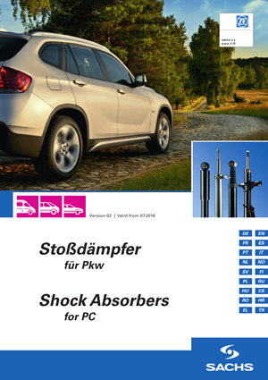 Обкладинка каталогу амортизаторів sachs